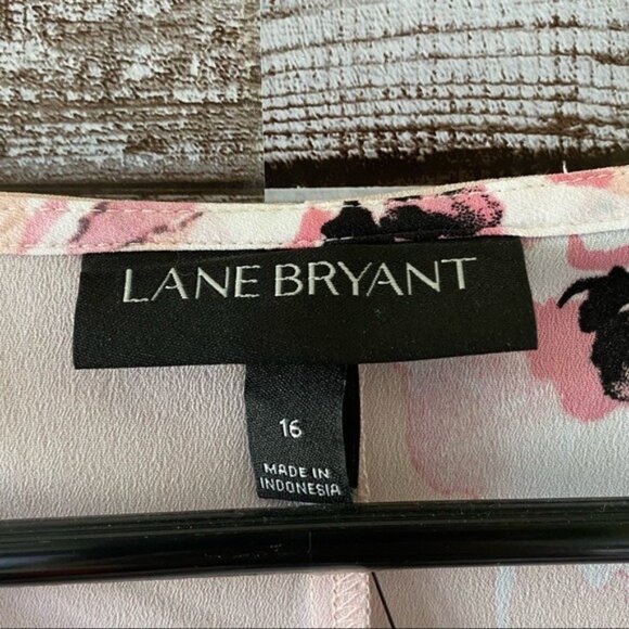 NWT Lane Bryant Women's Floral Print Blouse Size 16 - Picture 9 of 9